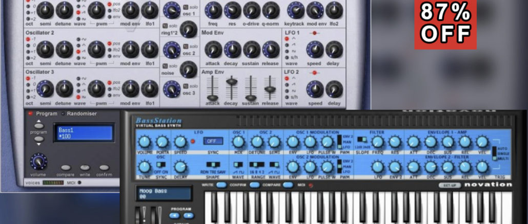 Novation V-Station & Bass Station Synthesizer Bundle