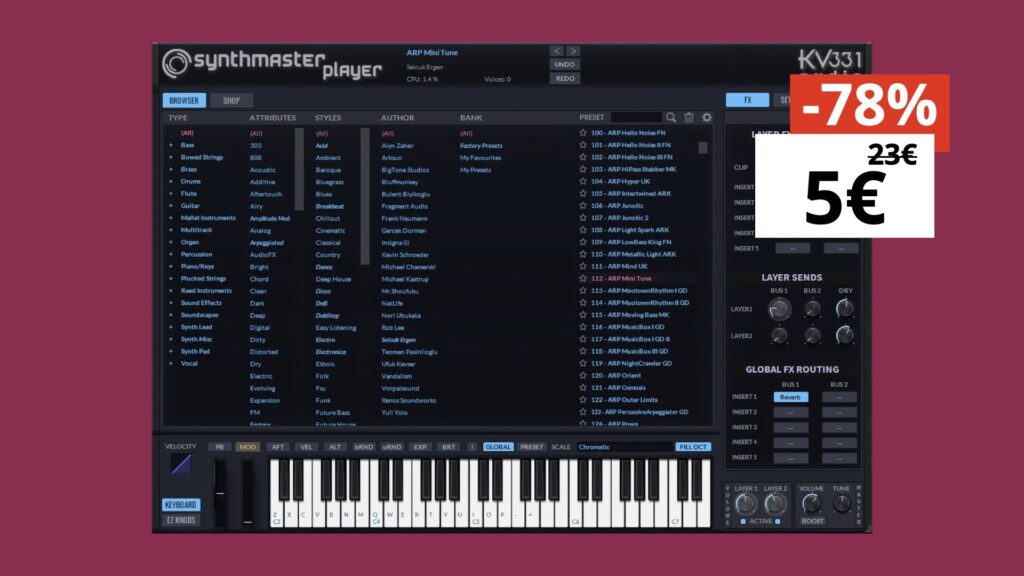 KV331 Audio Synthmaster 2 Player