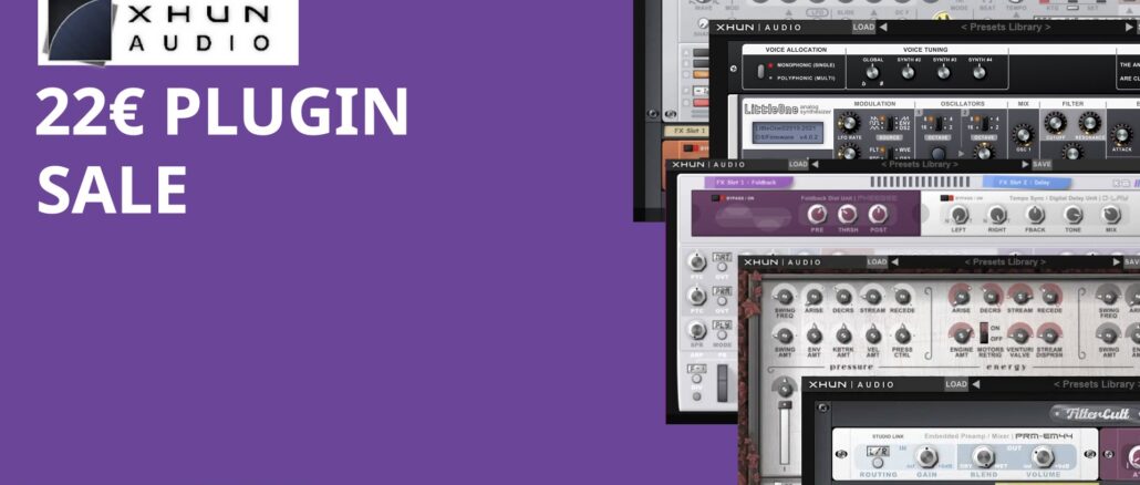 Xhun Audio 22€ plugin deal
