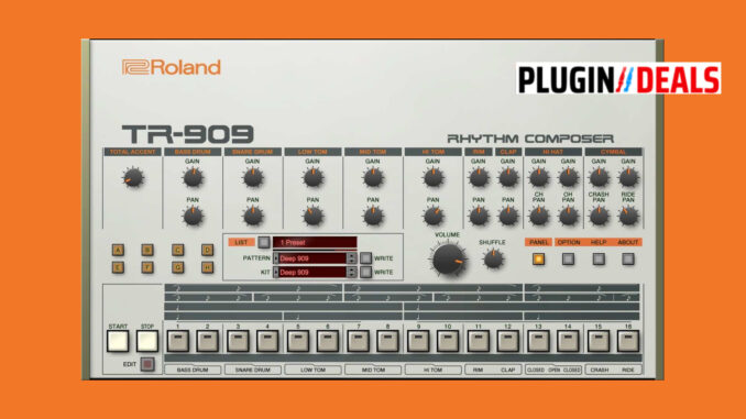 Roland TR-909 plugin deals