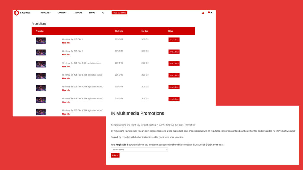 IK Multimedia Group Buy 2025 deal